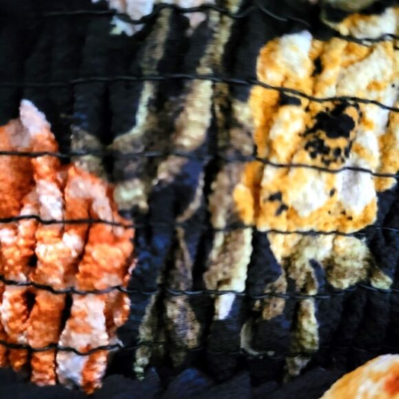 EC JUSTIFY OFF THE SHOULDER FLORAL CREPE BLOUSE SZ.1X - Picture 4 of 4